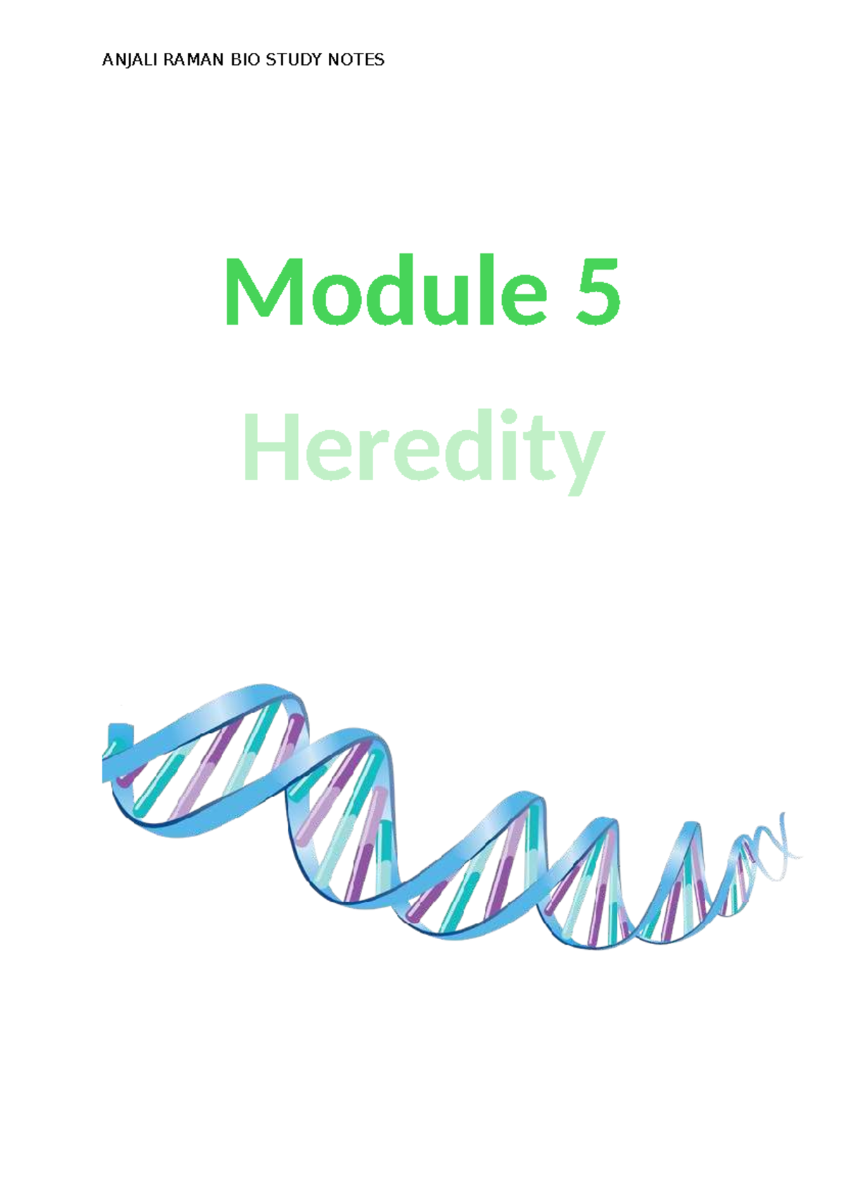 Module 5 Study Notes - Module 5 Heredity 5 Reproduction Inquiry ...