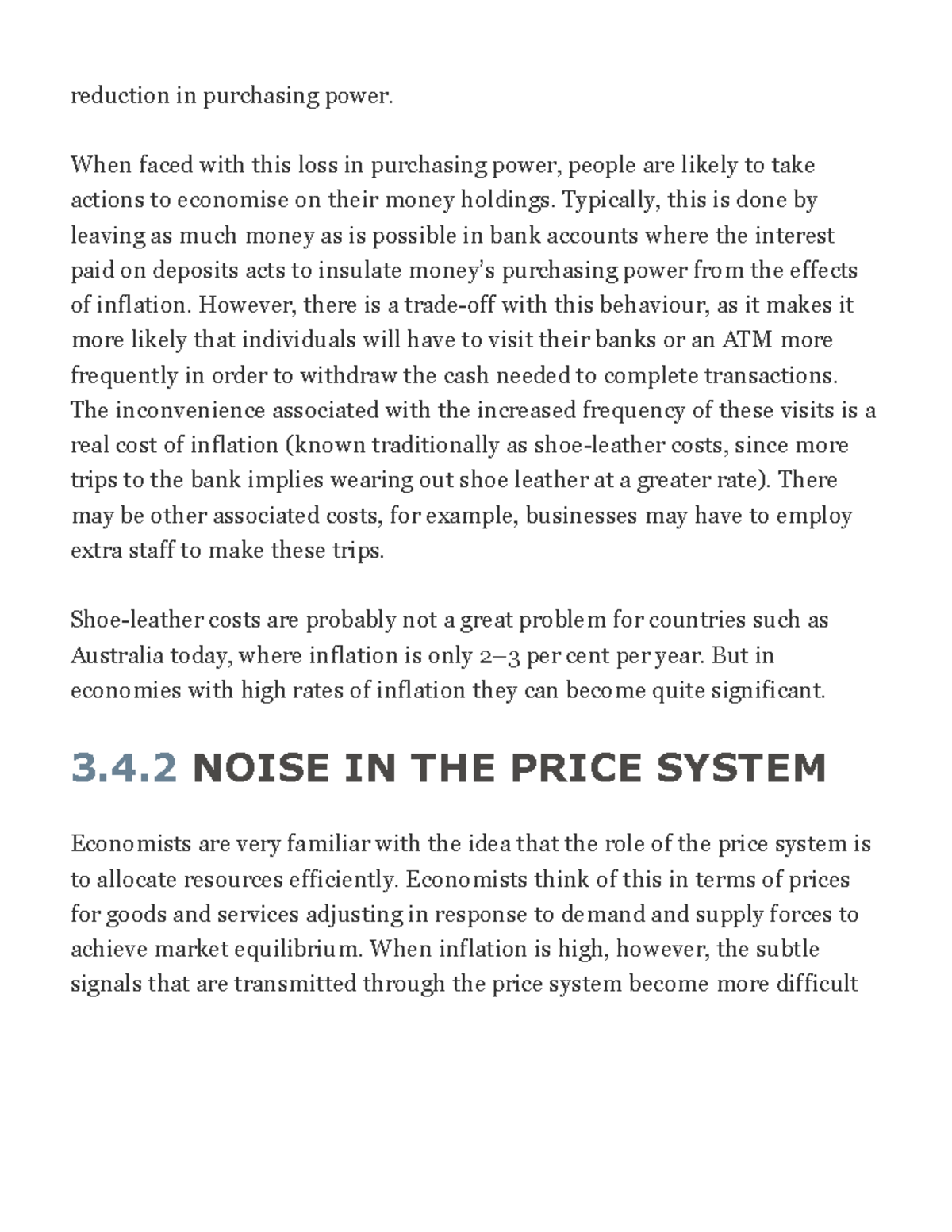 Impact of Inflation on Purchasing Power and Economic Behavior - Studocu