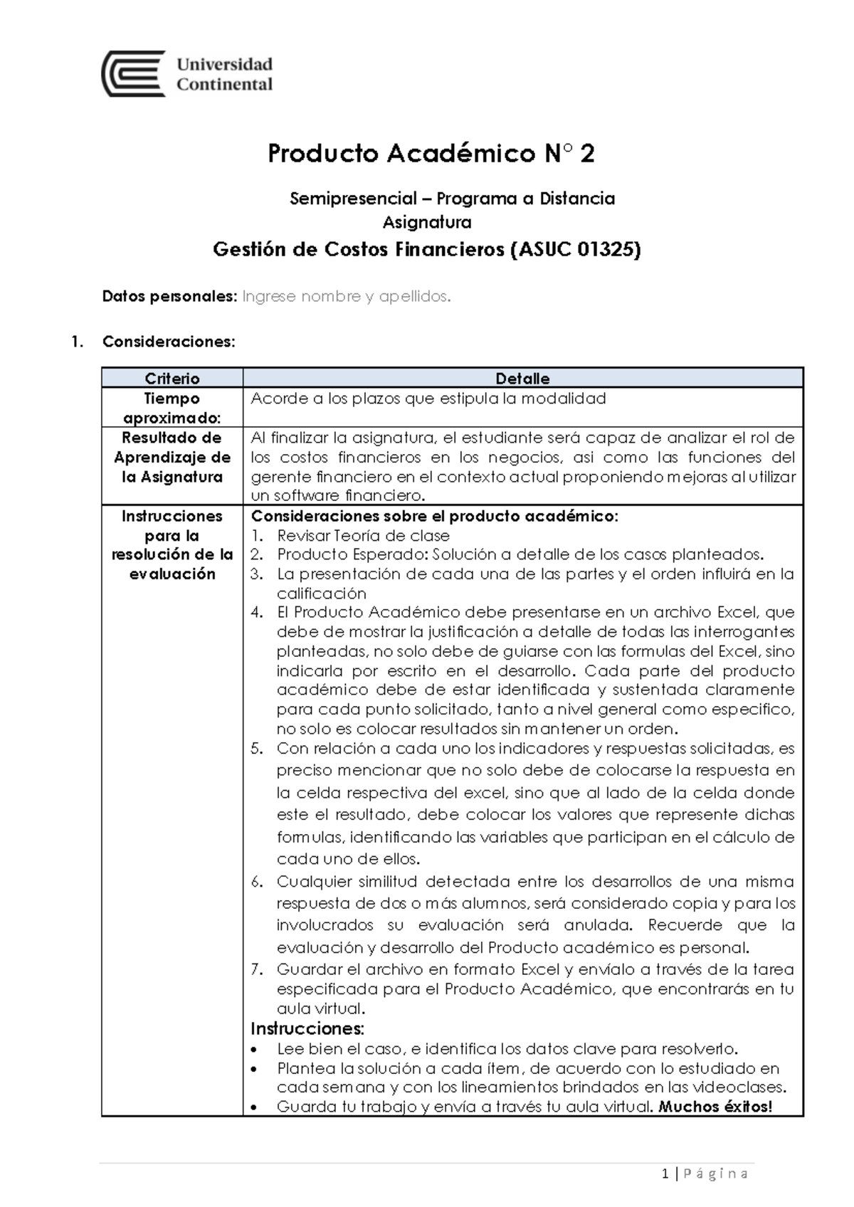 PA 2. Análisis de Costos y Estrategias de Compras 2022-2 B - Studocu