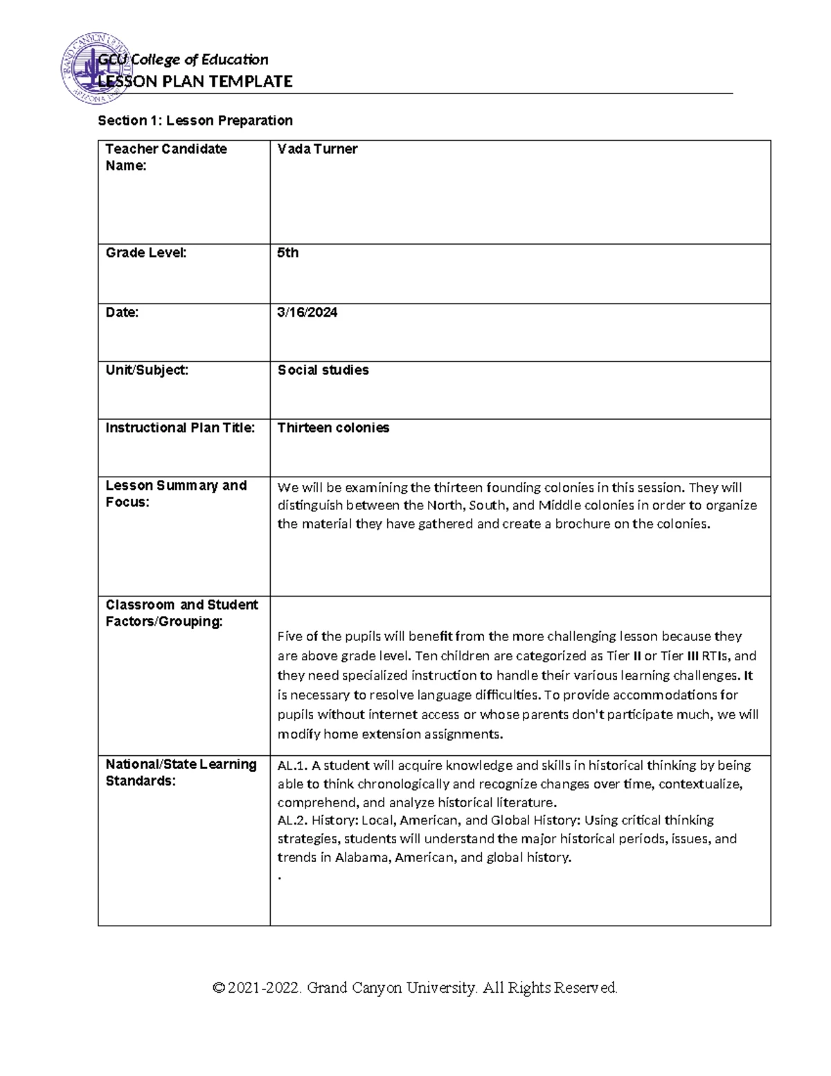 ELM 361 T1 Inquiry-Based Strategies for First Grade Science & Health ...