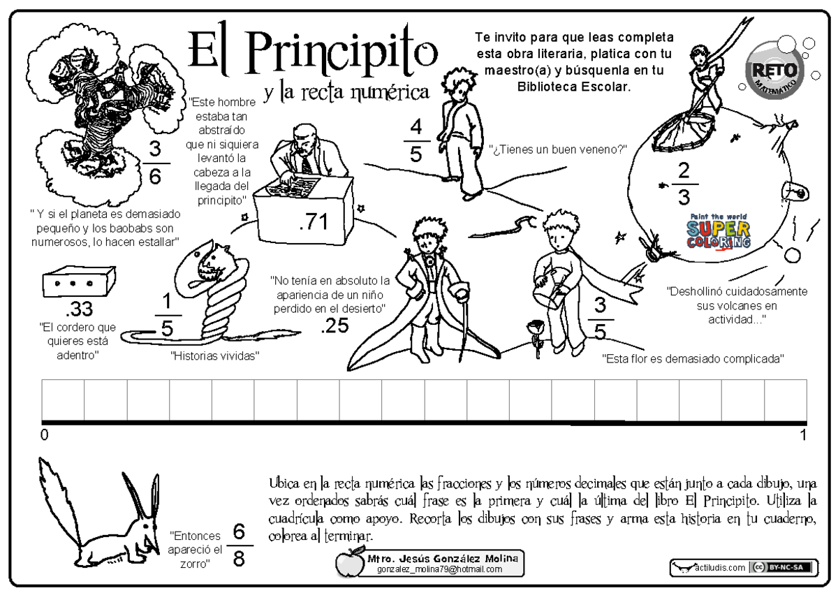 02 El Principito y la recta numérica - Matemática - Primer año - Studocu