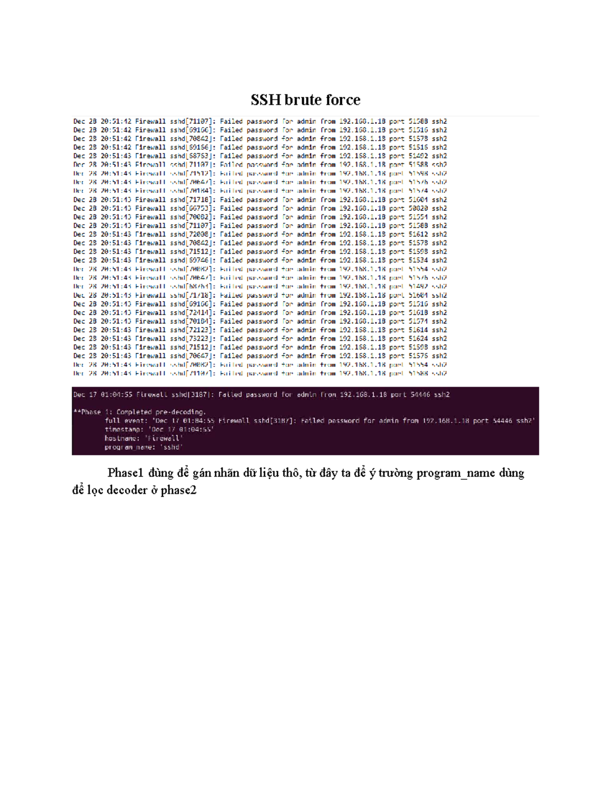 Giải thích Phase 1 và Phase 2 trong SSH Brute Force - 123132 - Studocu