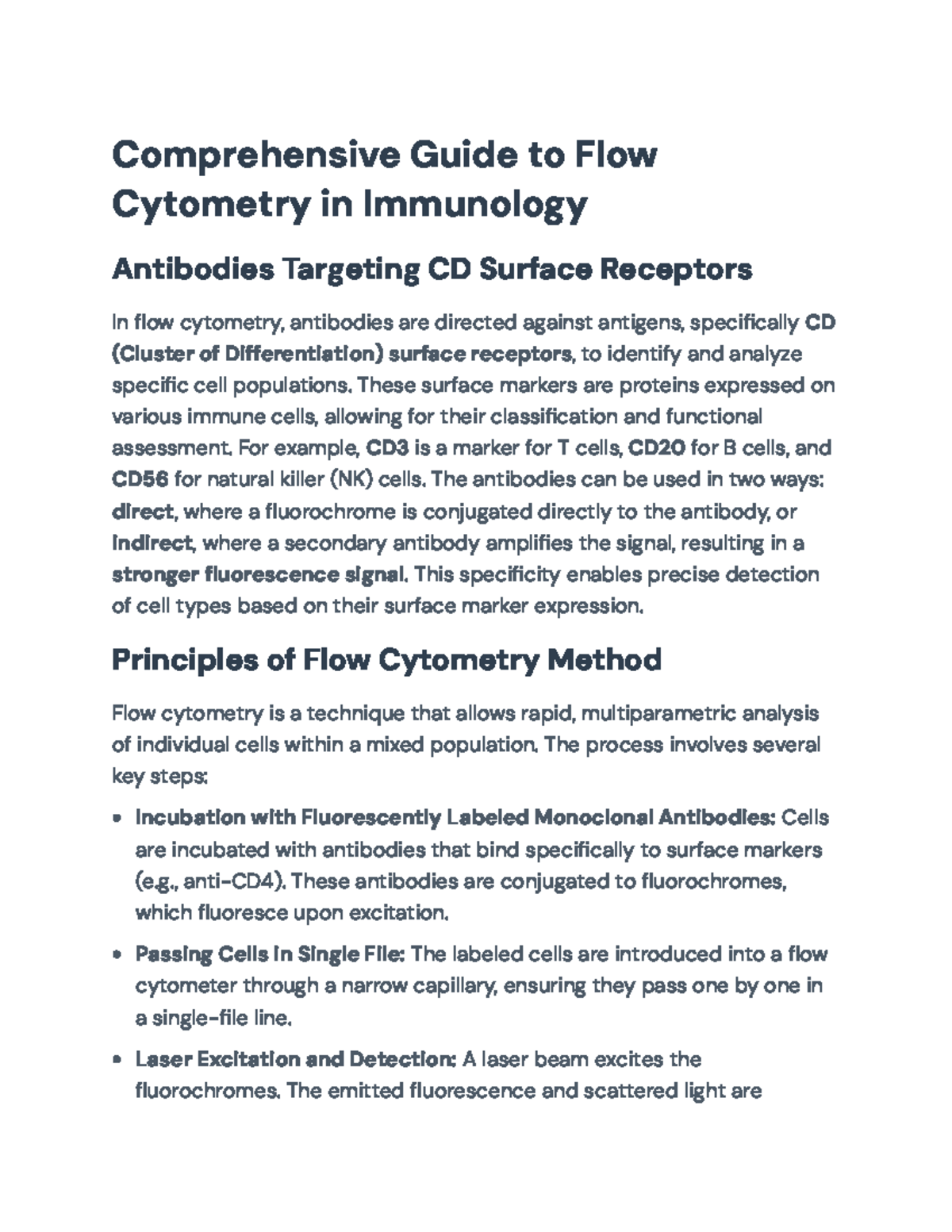 Flow Cytometry Analysis: Techniques, Applications & Data Interpretation ...