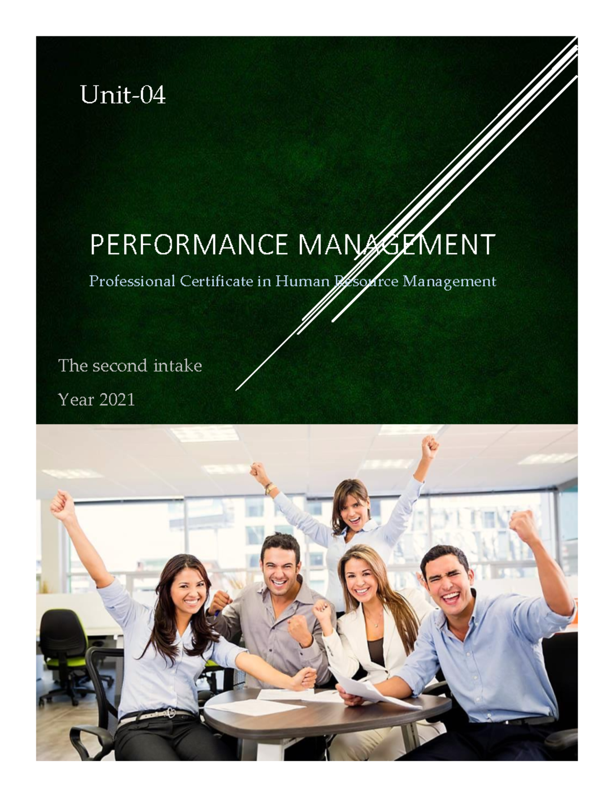 HRM 2021: Performance Management Assignment and Guidelines - Studocu
