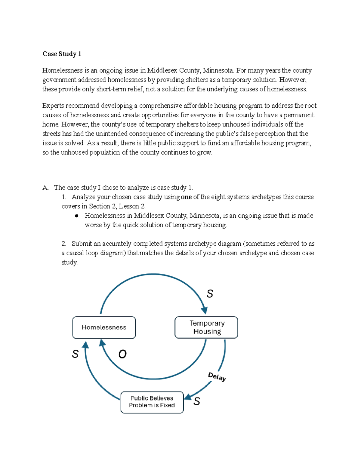 Case Study 1: Analyzing Homelessness in Middlesex County, MN - Studocu