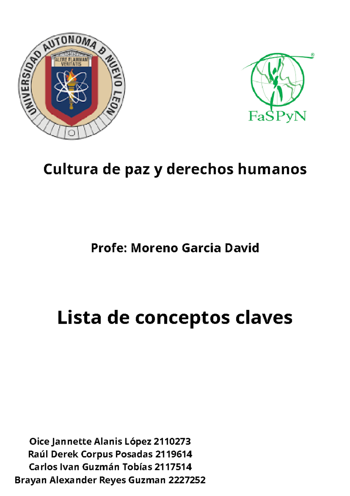 2.1 - Act 2.1. Podcast sobre Cultura de Paz y Derechos Humanos - Studocu