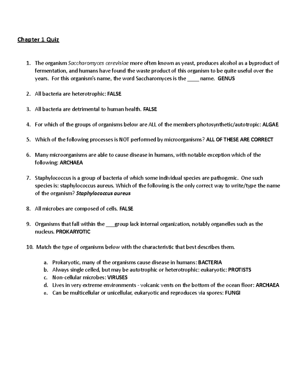 Chapter 1 Quiz - Key Answers and Explanations - Studocu