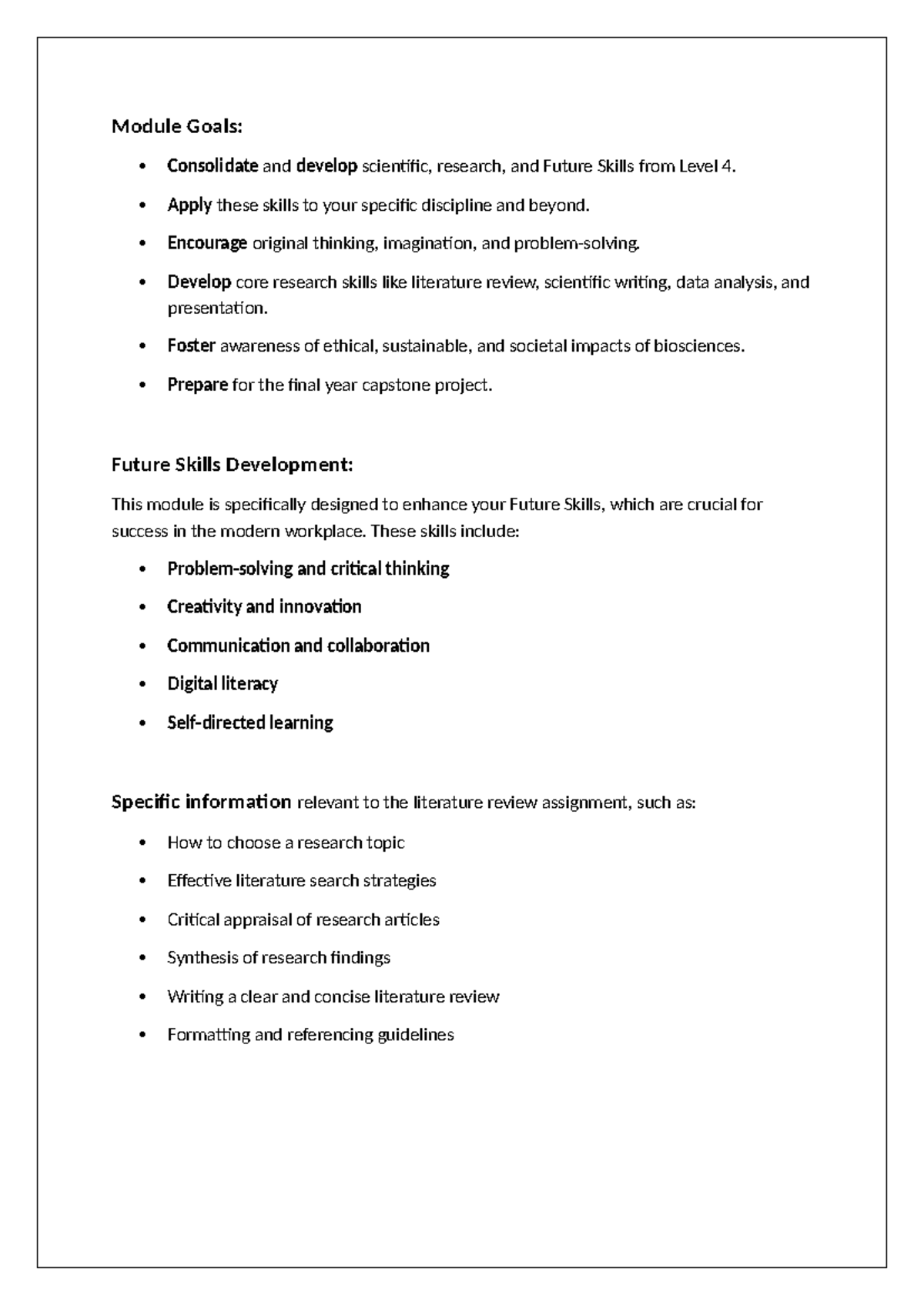 Module Intro: Goals & Tips for Future Skills Development - Studocu