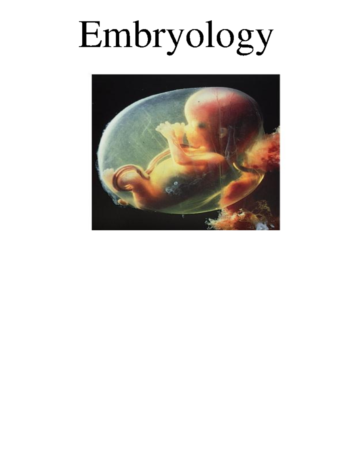 Embryology - Revision Questions for Course Code: EMB 101 - Studocu