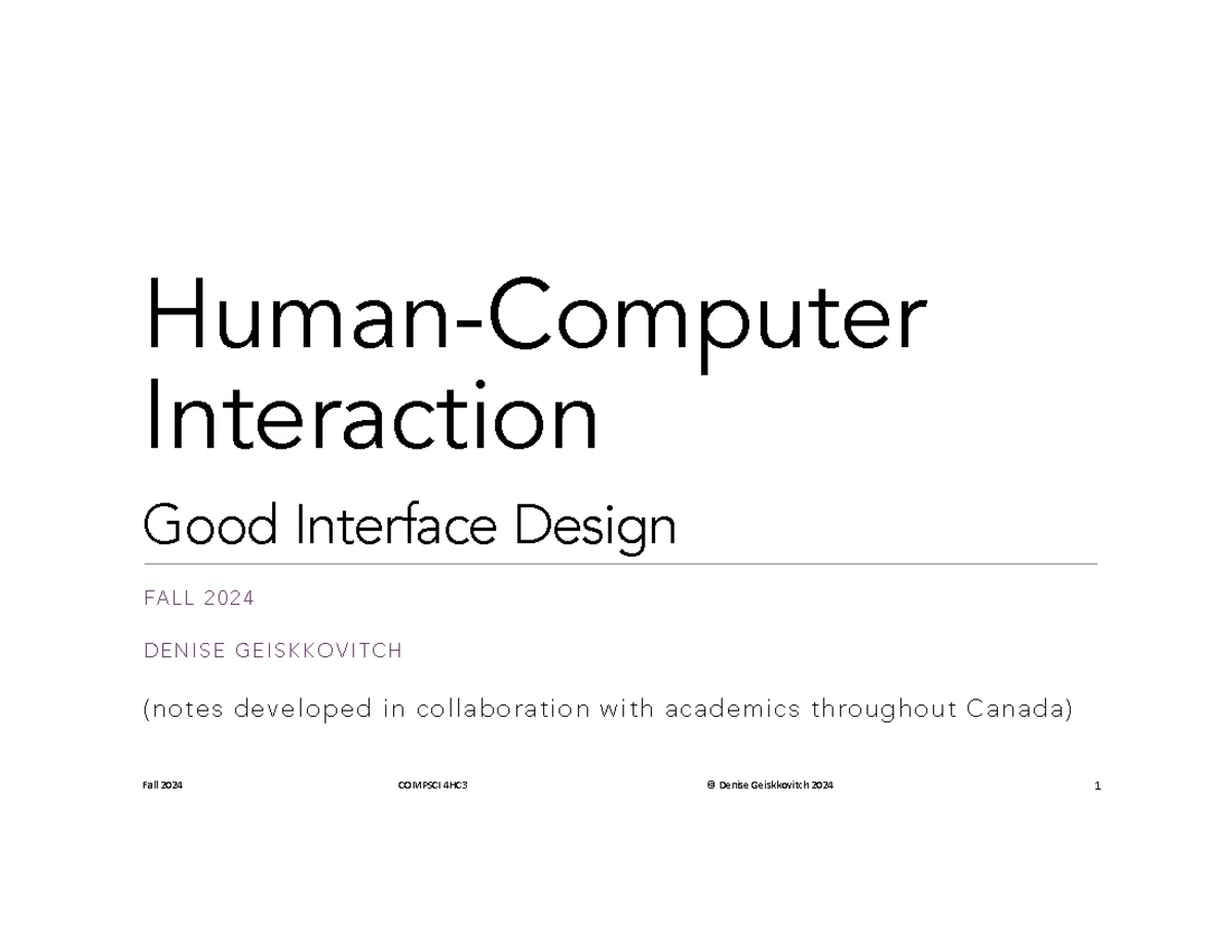 Understanding Human-Computer Interaction (HCI) Principles and Insights ...