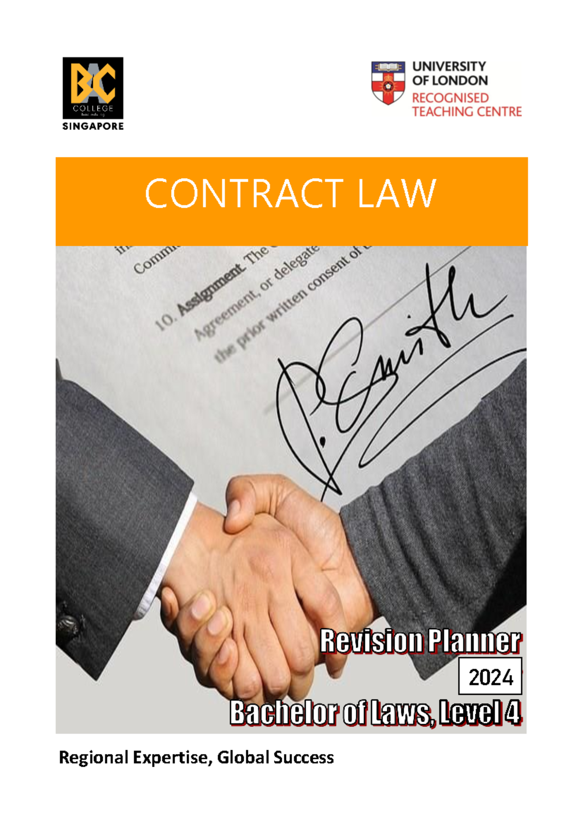 Contract Law Revision Planner 2024: Key Concepts & Case Summaries - Studocu