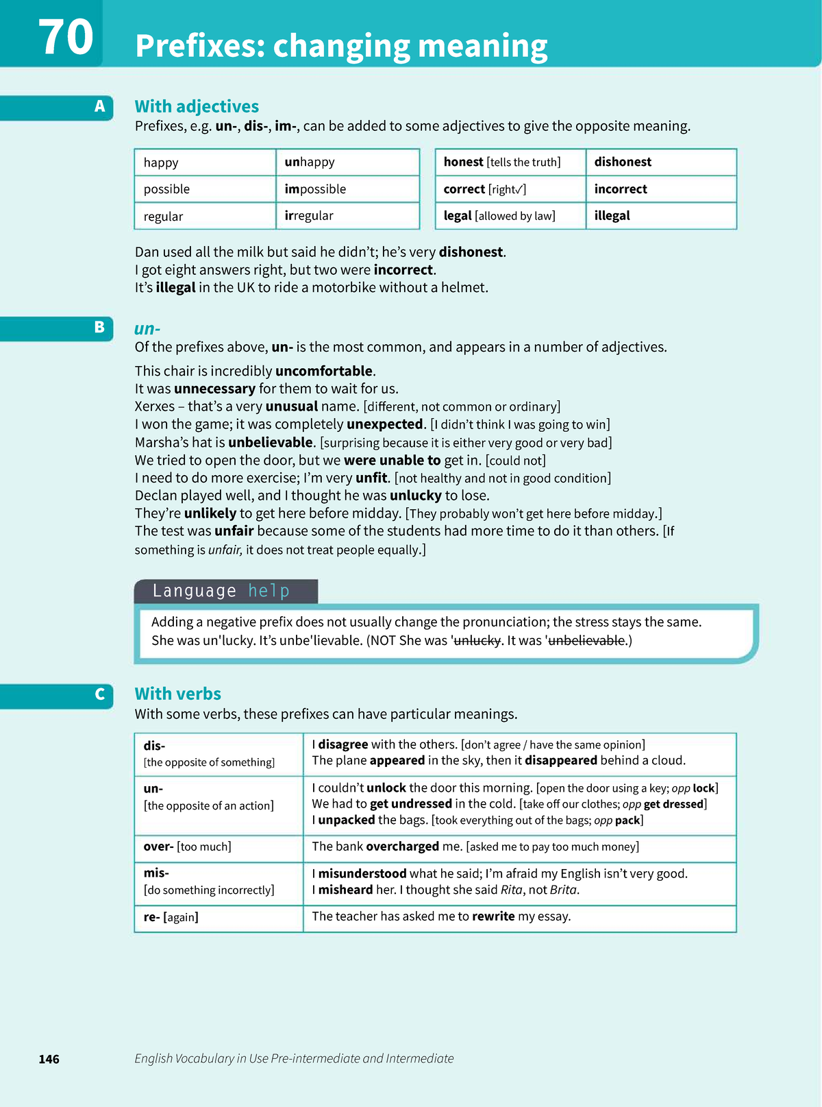WORD Formation 1: Prefixes and Suffixes in Adjectives and Verbs - Studocu