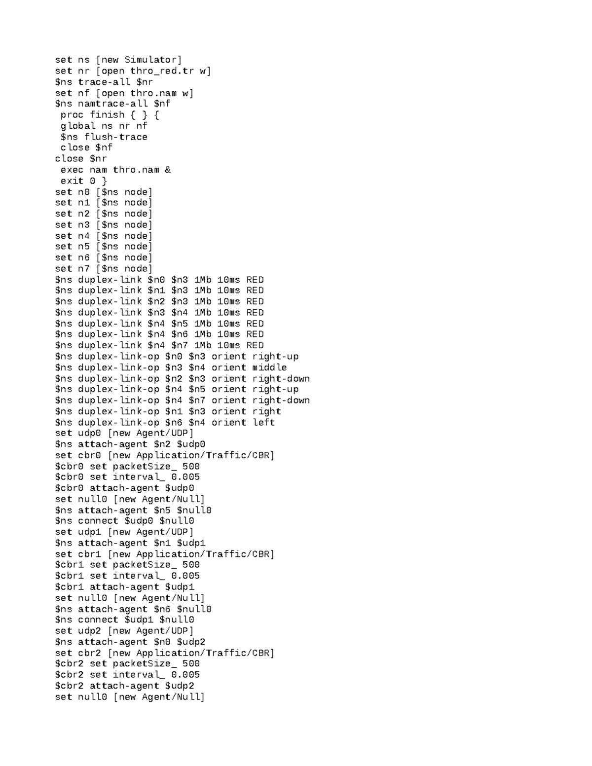 Computer Networks - RED Simulator Setup and Configuration Guide - Studocu