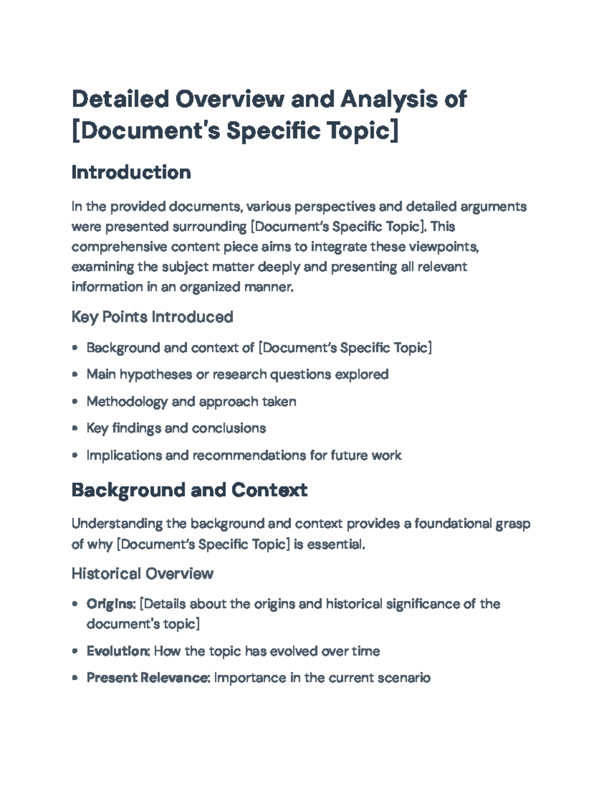 Comprehensive Analysis of [Document's Specific Topic] - Final Exam ...