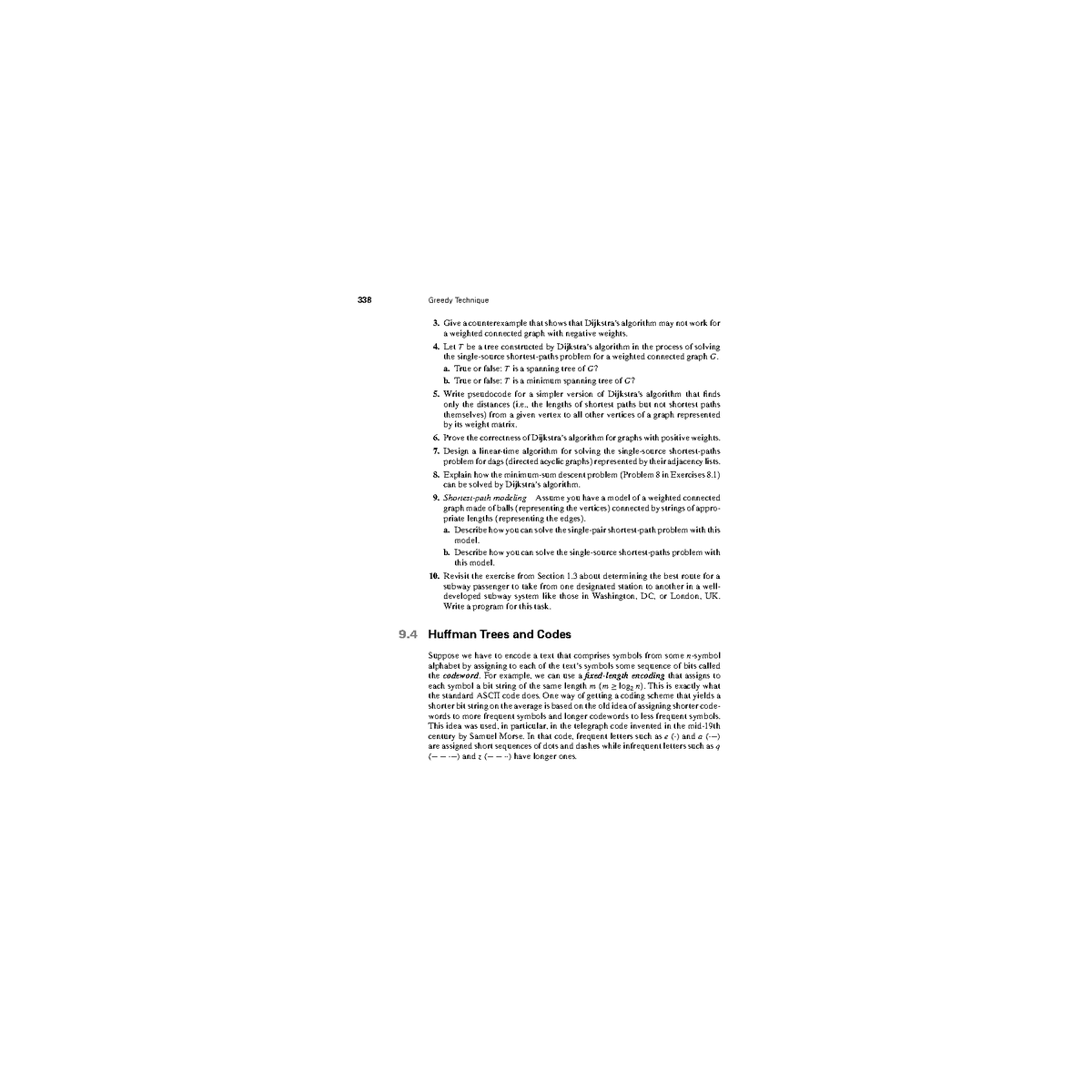 M4-ADA Huffman Tree Encoding and Greedy Algorithm Analysis - Studocu