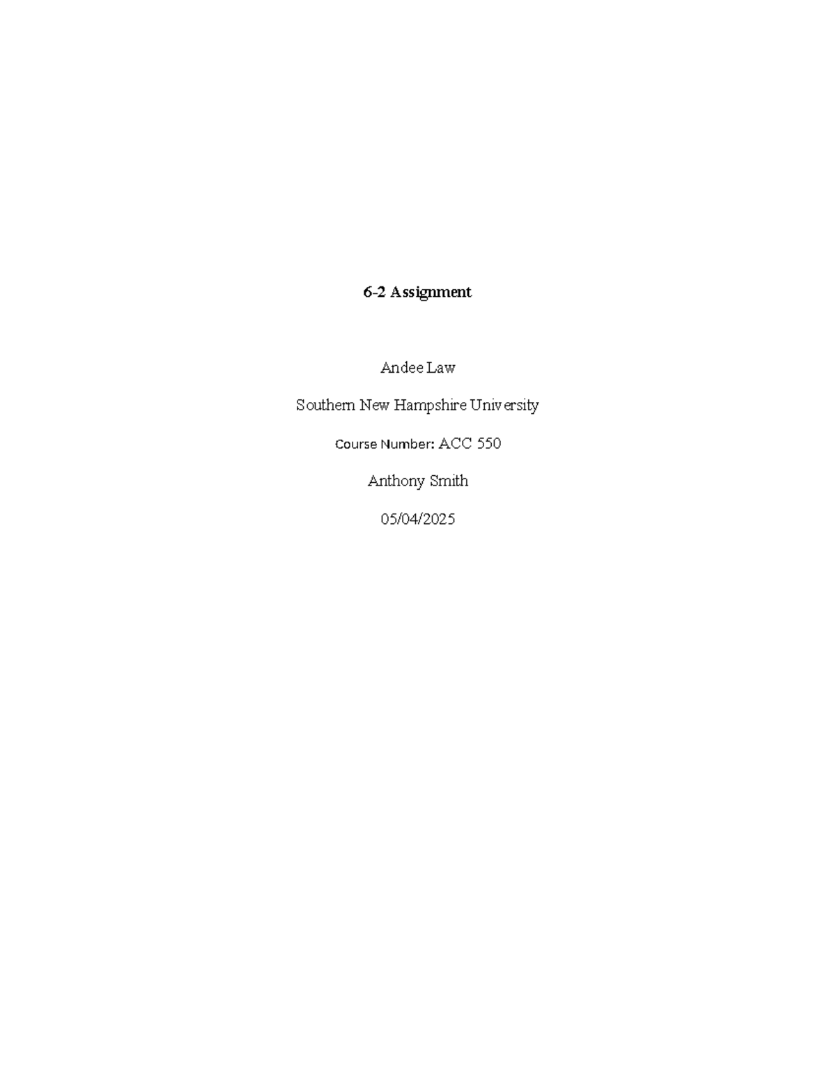ACC 550 6-2 Assignment: Costing & Profit Planning Strategies - Studocu