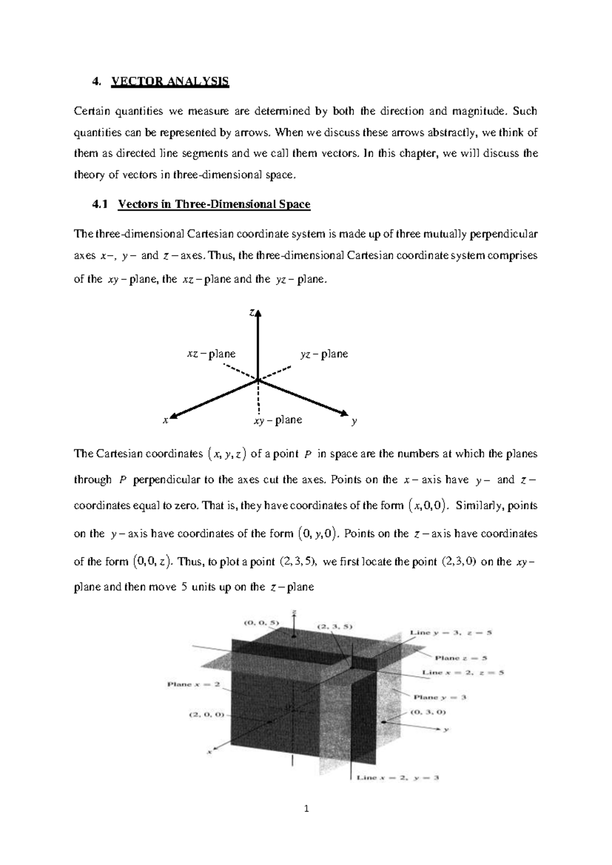 4. Vector Analysis - Advanced Calculus Notes - Studocu