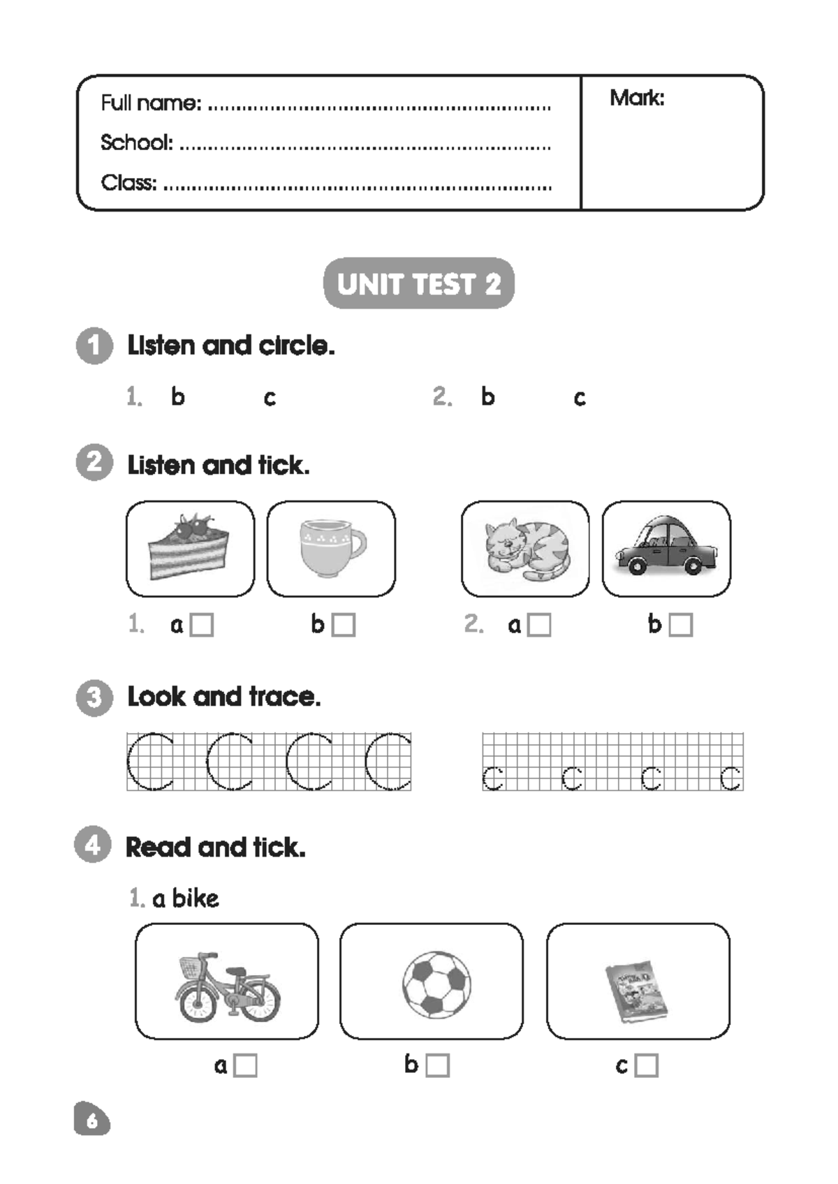 UNIT TEST 2: Listening and Reading Activities - Studocu