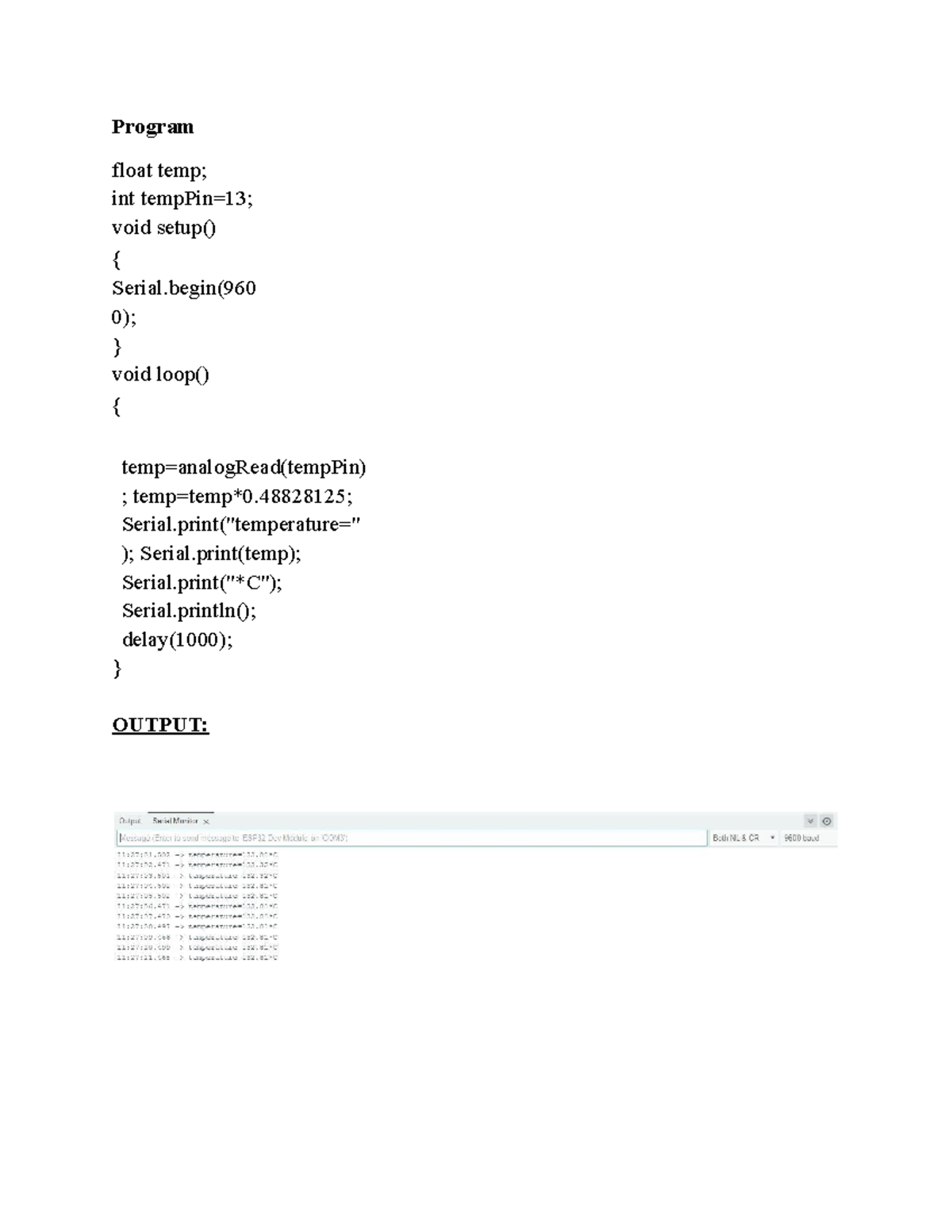 IOT LAB: Comprehensive Guide & Code Notes for Arduino Projects - Studocu
