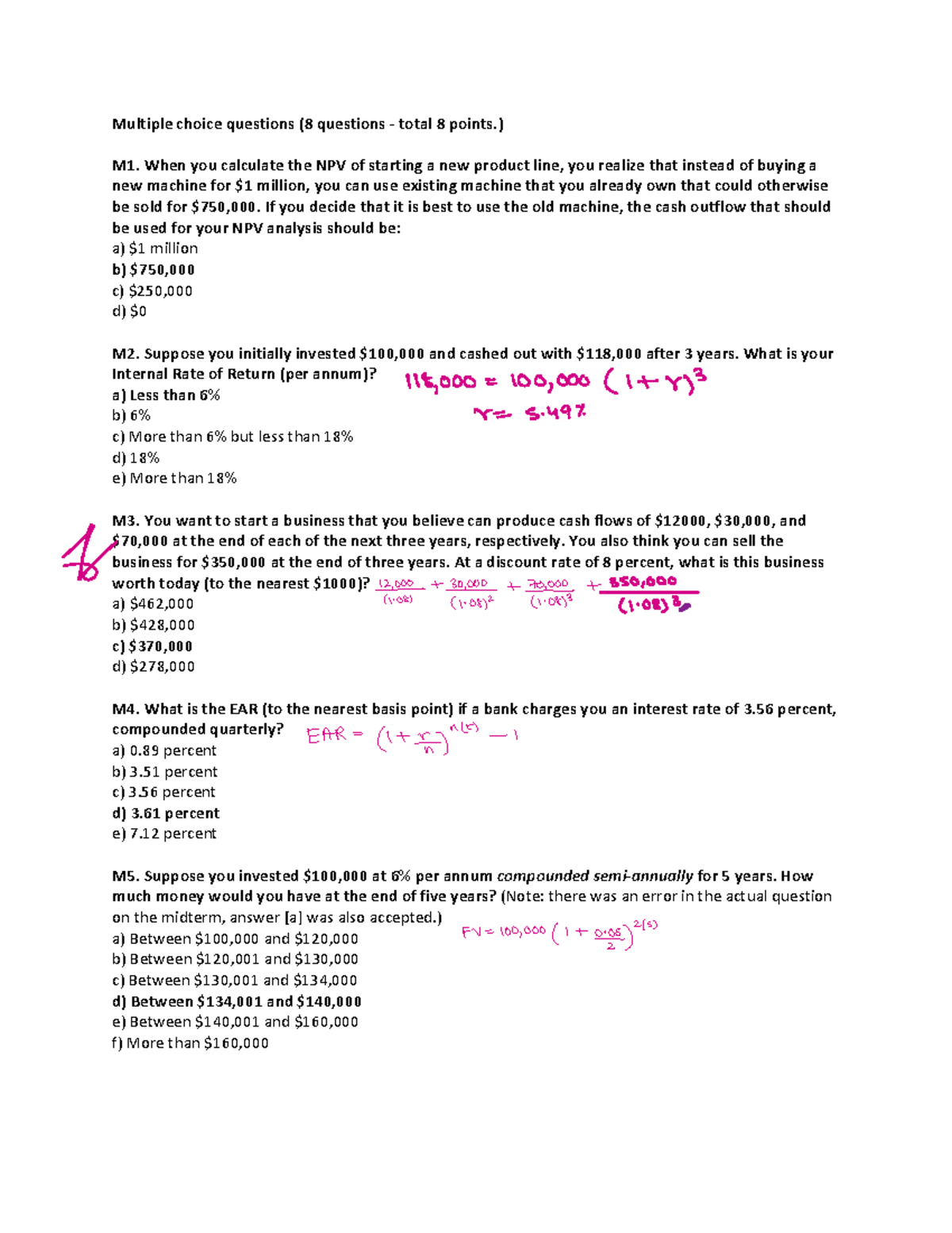 Old-midterm-with-solns - Multiple choice questions ( 8 questions ...