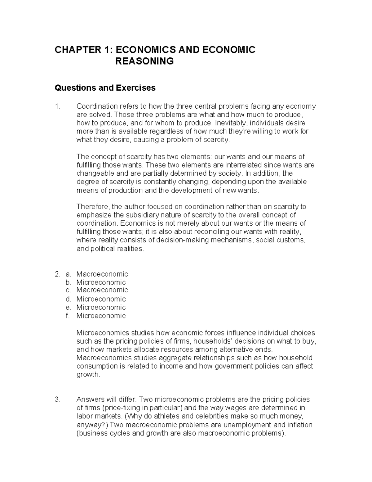 PPA Chapter 1: Economics and Economic Reasoning Explained - Studocu