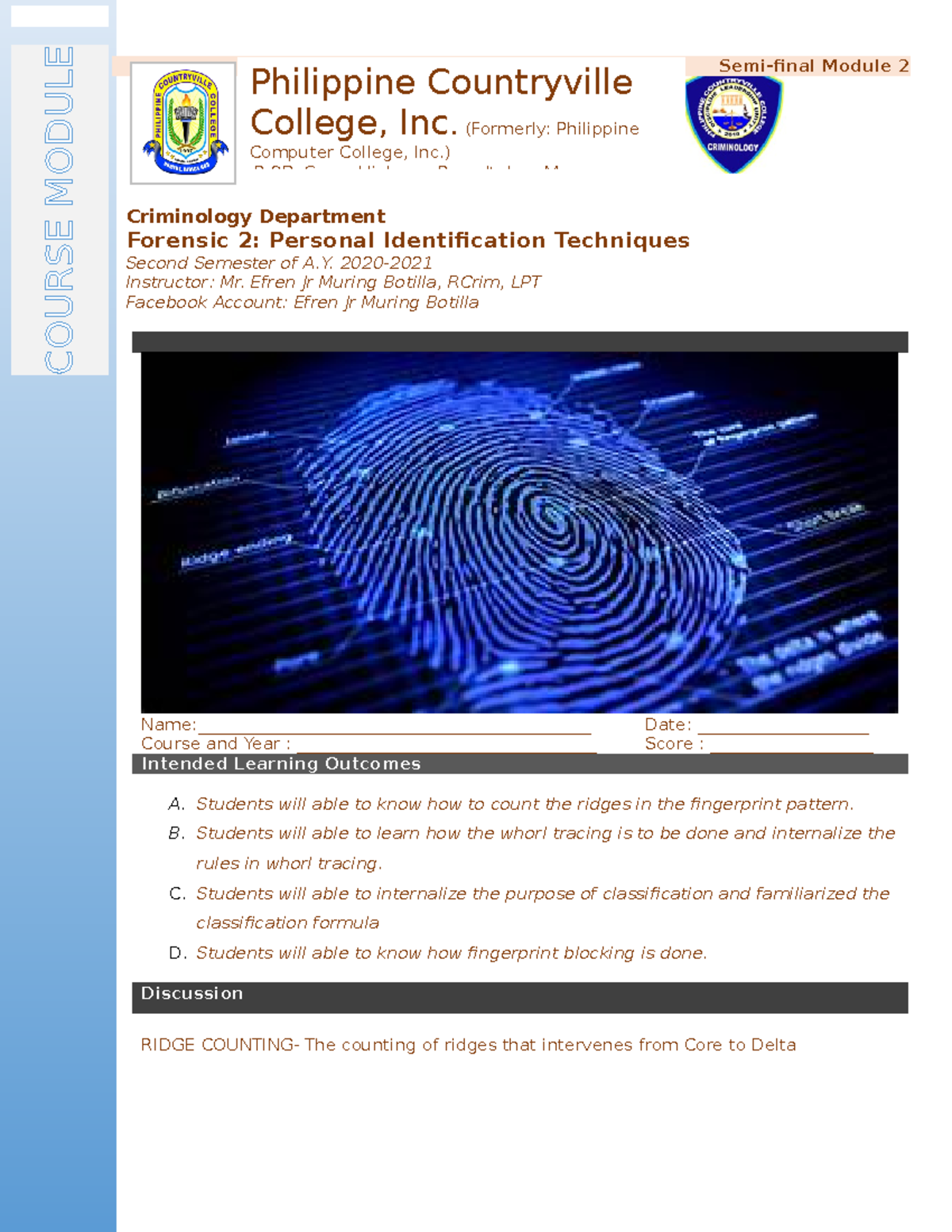 Forensic 2 mao ni semi final nila sa iba - Semi-final Module 2 ...