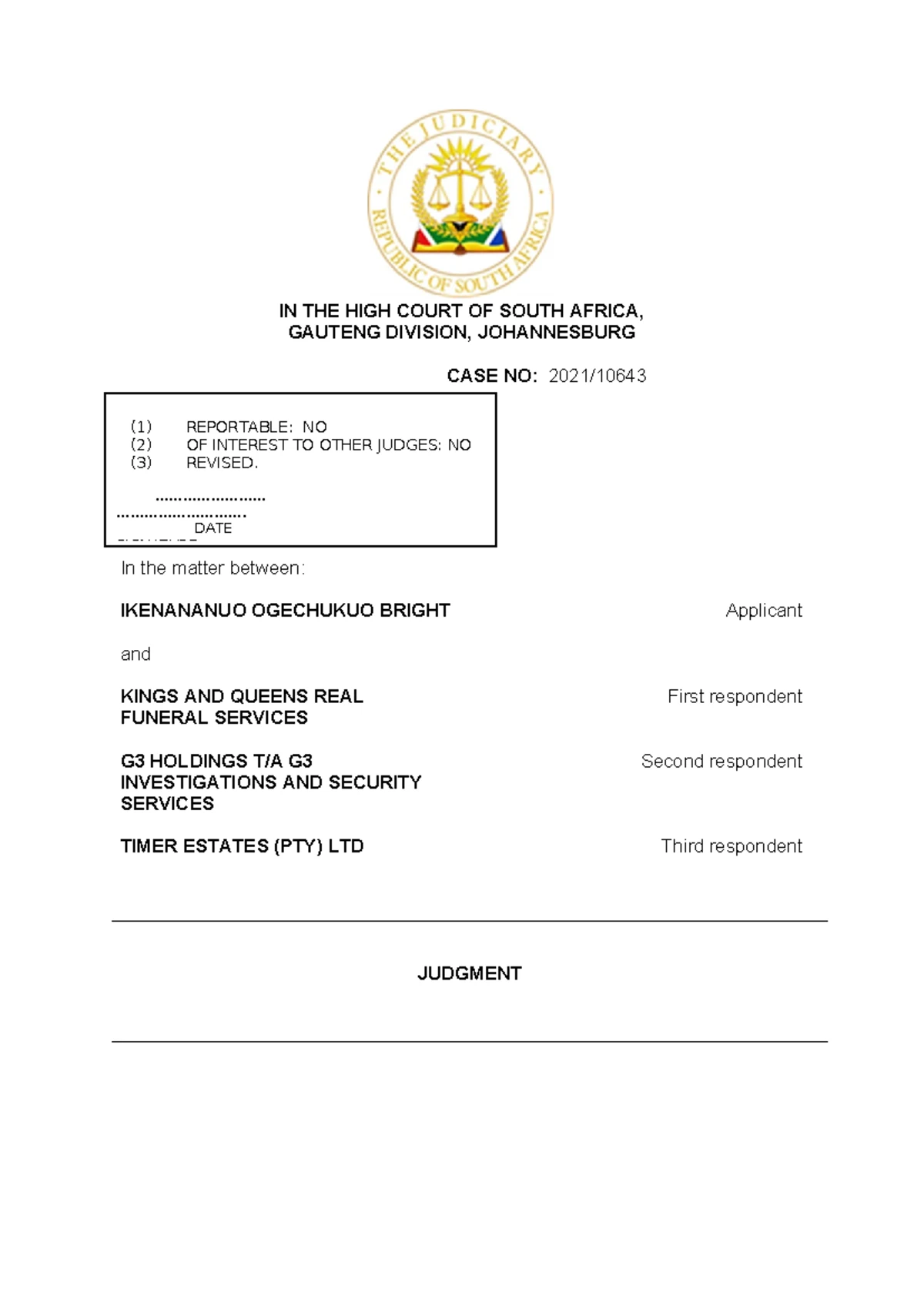 Annexures A and B - Family Advocate - ANNEXURE B FORM 2 REQUEST TO ...