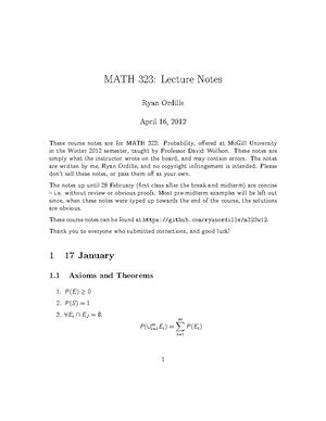 Fall 24 Math 323 Formula Sheet R - MATH 323: Formula Sheet Basic ...