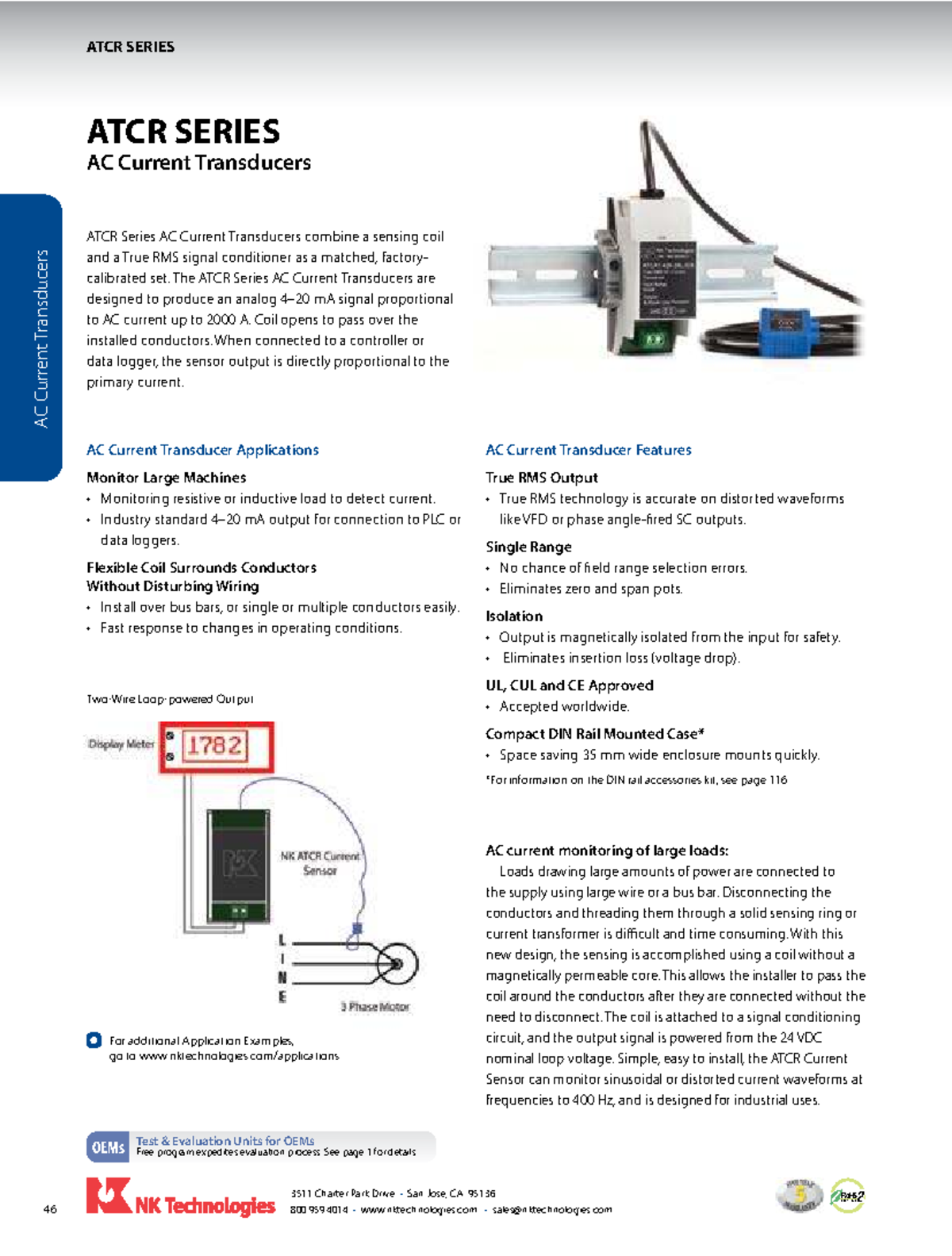ATCR Series AC Current Transducers Datasheet v121115 - Studocu