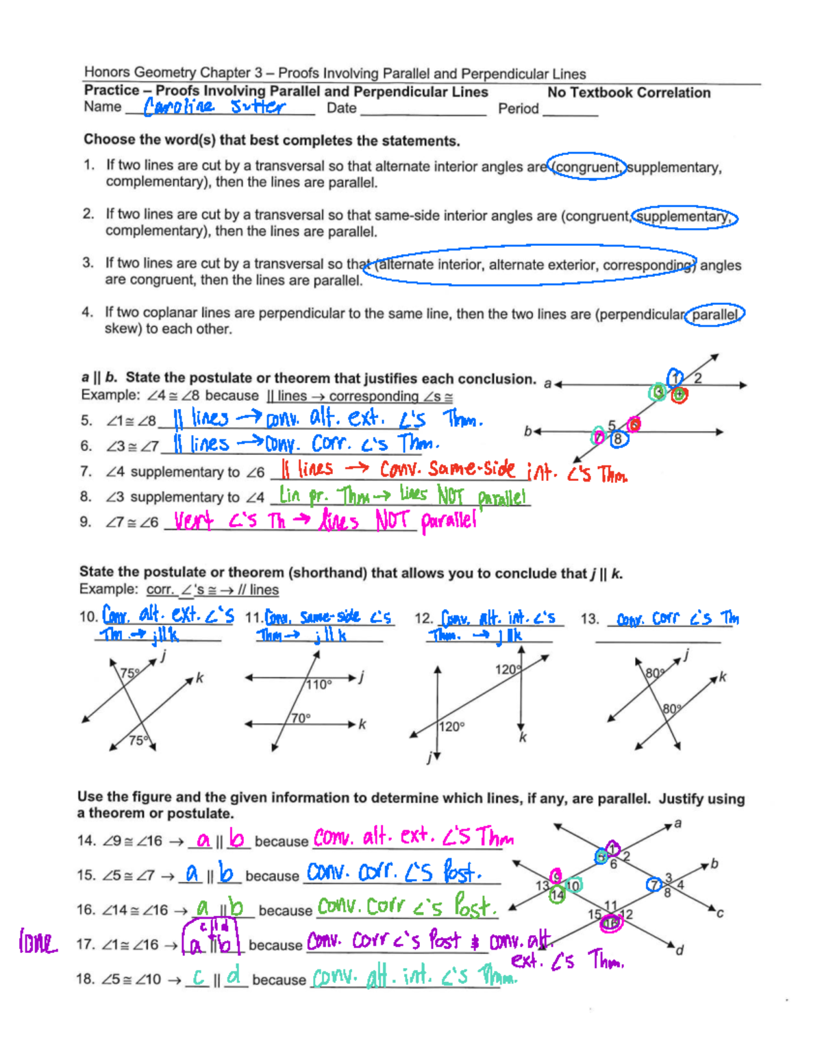 Geometry Theorems and Proofs Notes: C's Thm, Alt Int C's, and More ...