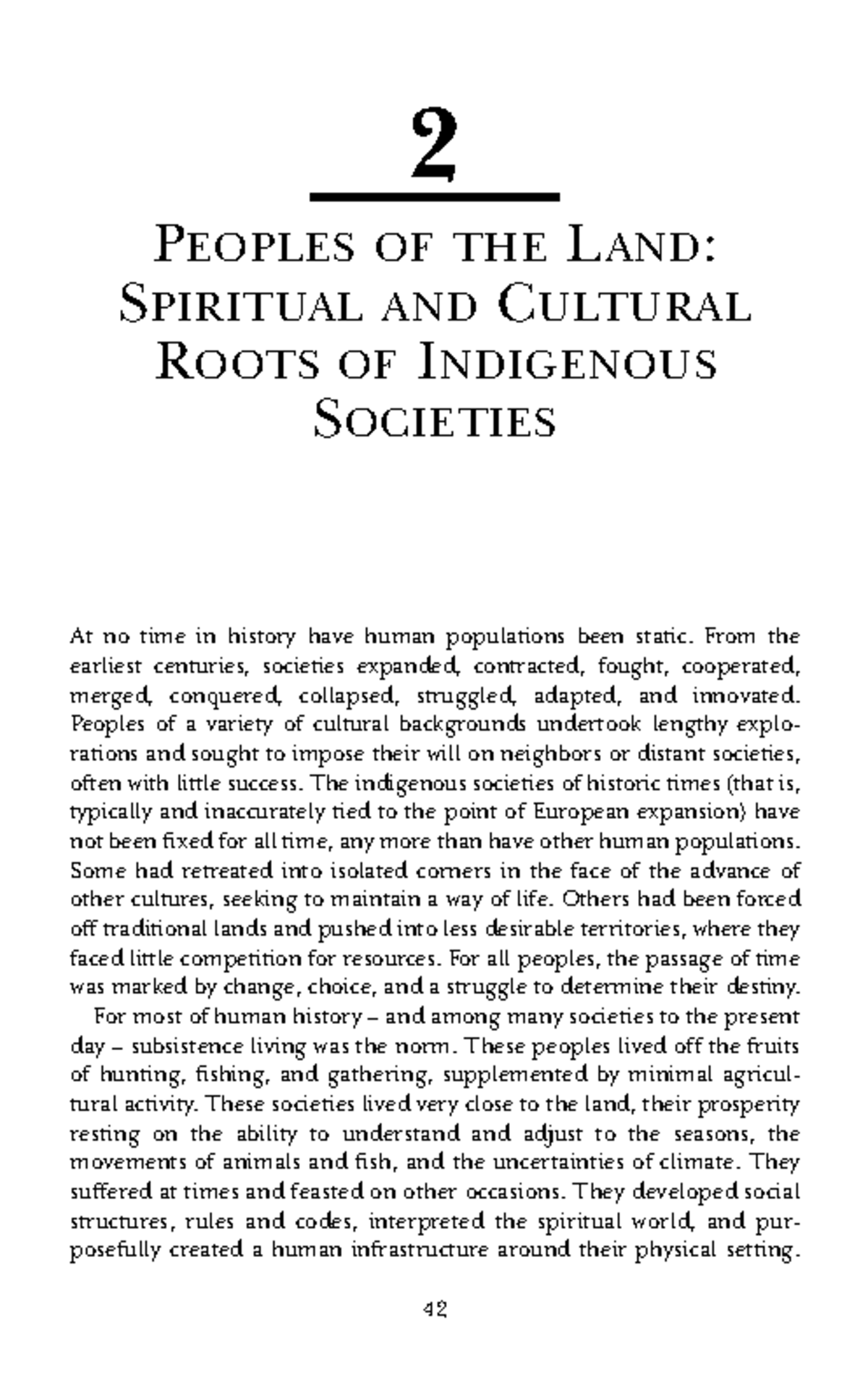 Peoples of the Land: Cultural and Spiritual Roots of Indigenous ...