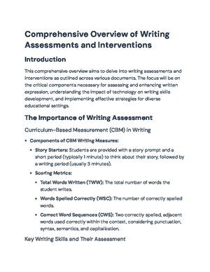 Comprehensive Guide to Curriculum-Based Measurement (CBM) for Educators ...