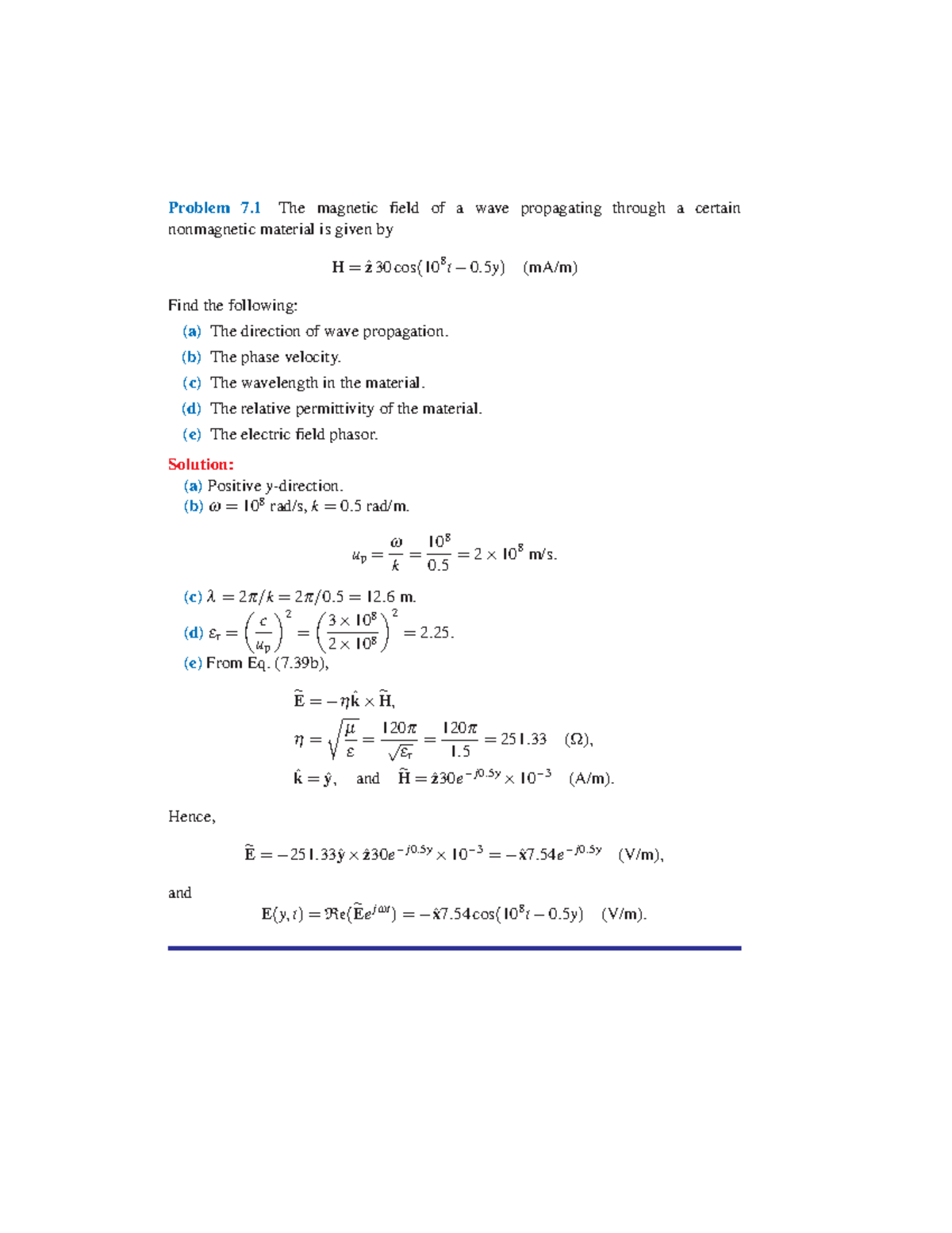 7 - Magnetic Field Analysis and Wave Propagation Notes - Studocu
