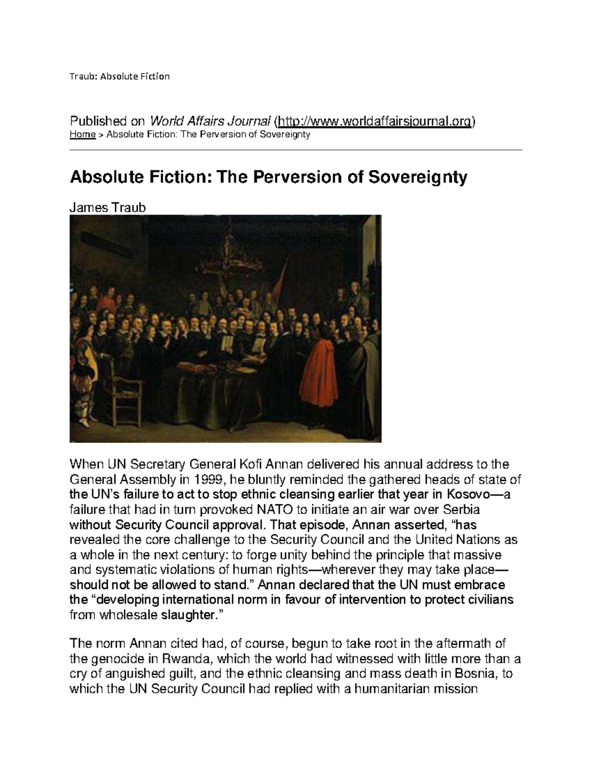 Absolute Fiction: The Perversion of Sovereignty - Studocu