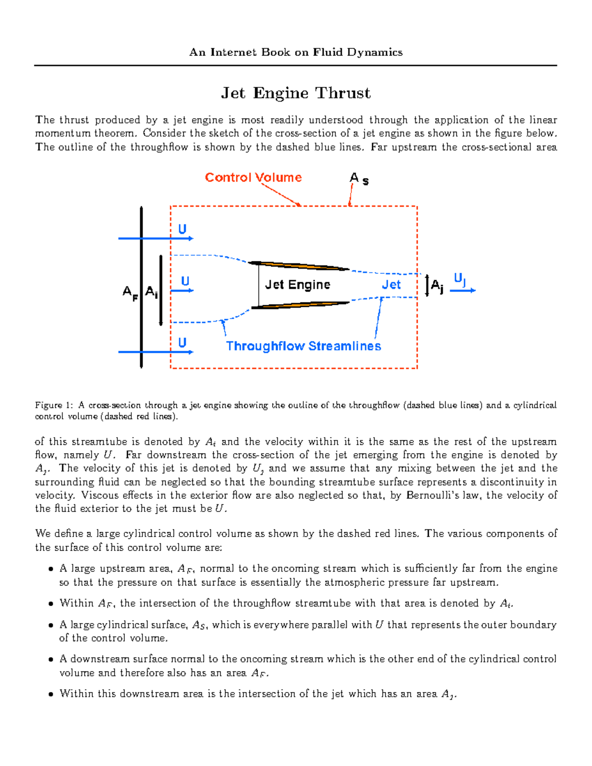 Jet Engine Thrust Analysis: Momentum Theory Insights - Studocu