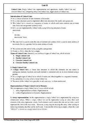 R23 DS Unit III - Stacks Overview, Operations, & Applications - Studocu