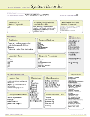 What is heart failure - Summary Nur Med Surg - ANSWERS Cardiovascular ...