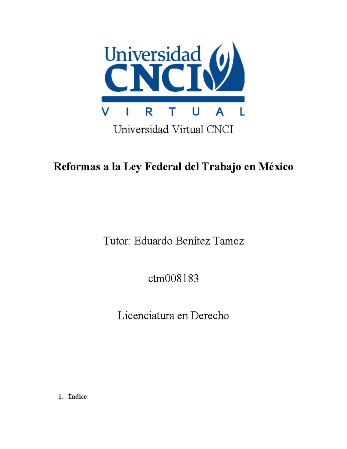 Reformas a la Ley Federal del Trabajo en México - Seminario de ...