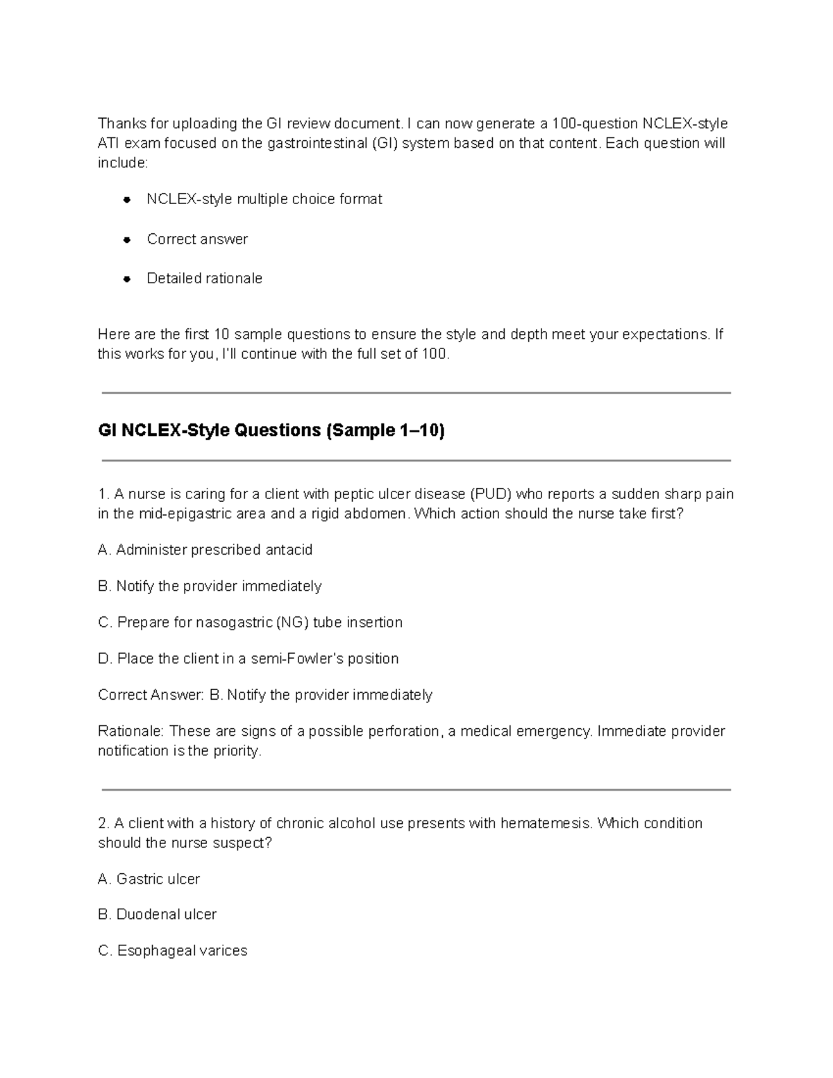 Untitled document - nursing 144 unit 1 practice questions - Thanks for ...