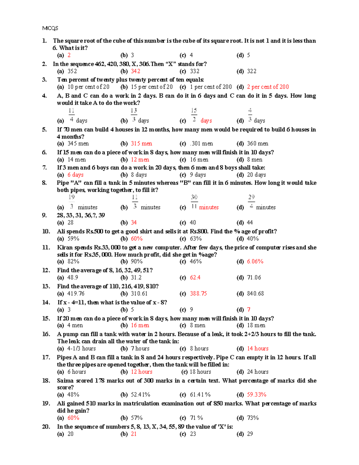 540 MCQs for MPT Exam Preparation - Studocu