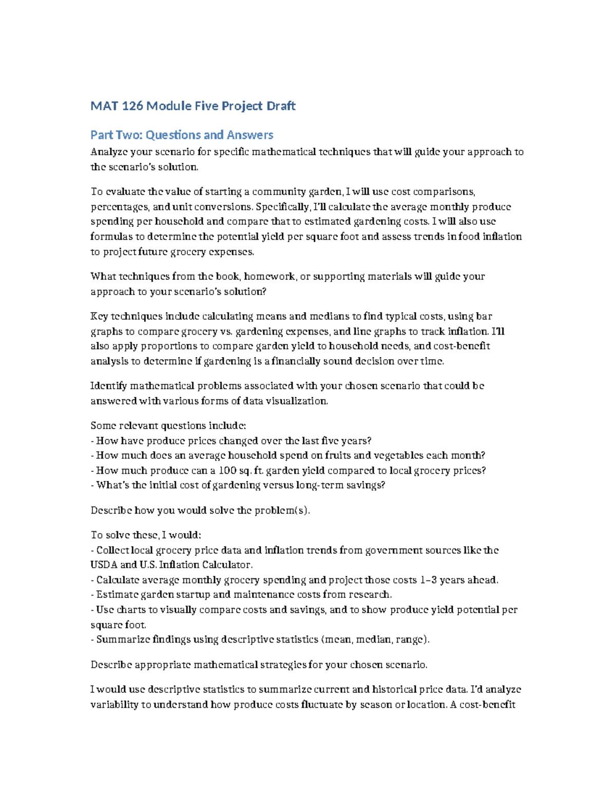 DAD 220 5-3 Module Five Major Activity-Hoffman - Melissa Hoffman July ...