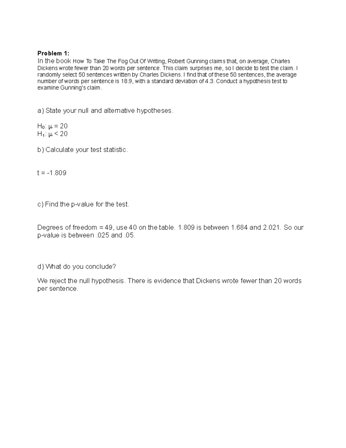 Statistics 101: Practice Final Exam Questions and Solutions - Studocu
