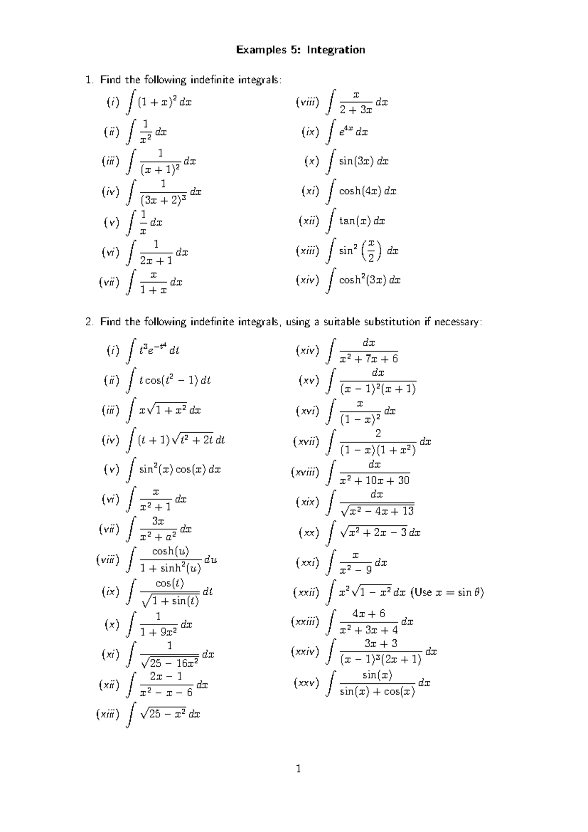 Paremetric Implicit and Logarithmic Differentiation - PARAMETRIC ...