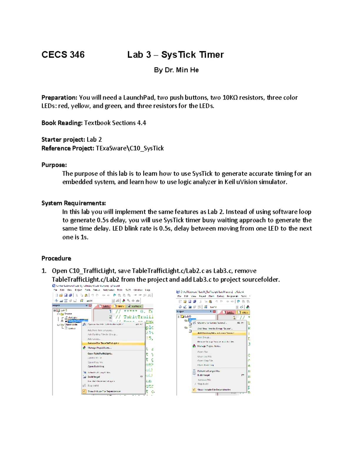 SysTick Timer and Finite State Machines for Traffic Control Systems ...