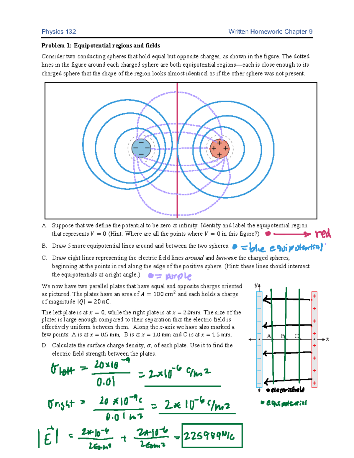 HW 9 Written Problems - Physics 132 Spring 2024 - Studocu