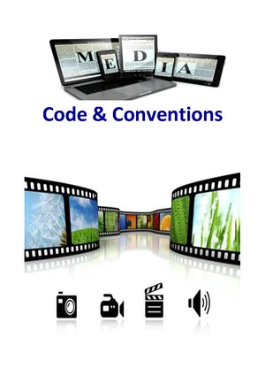 Media Codes & Conventions: A Comprehensive Guide - Studocu