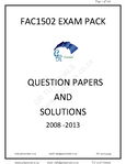 fac1502 - Unisa - financial accounting - Studocu