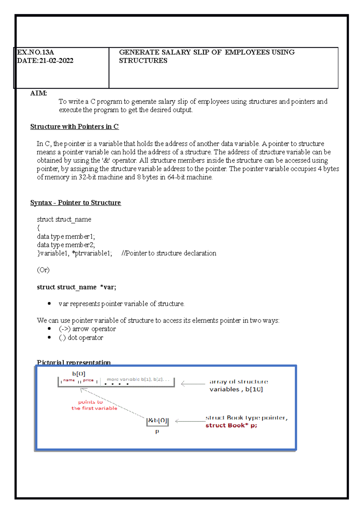 LAB Exercises 13-15: C Programs for Salary Slip & Marks Calculation ...