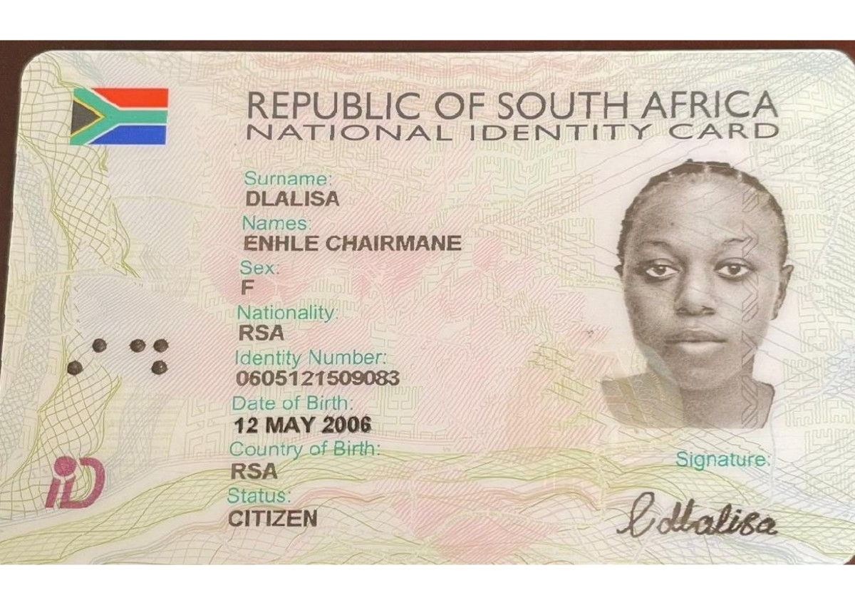 HsbJbhghdndjnsj - REPUBLIC OF SOUTH AFRICA NATIONAL IDENTITY CARD ...