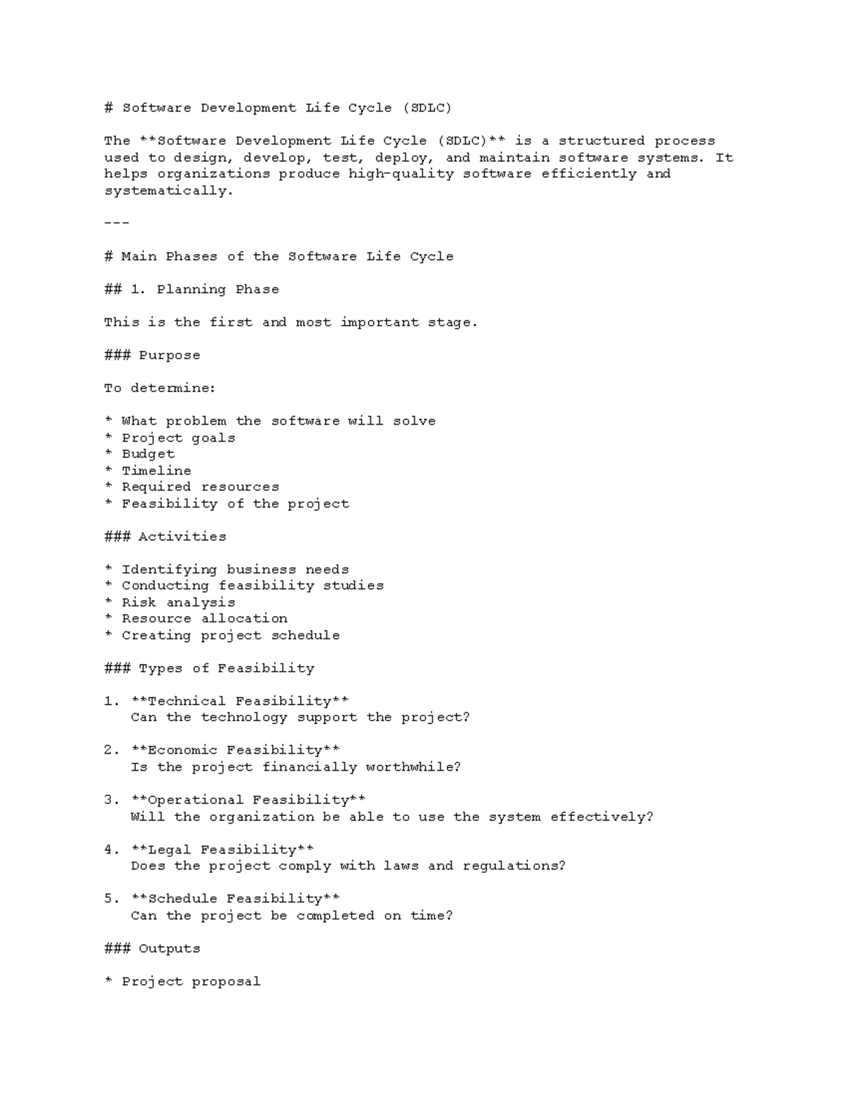SDLC Overview: Phases, Models, and Best Practices - Studocu
